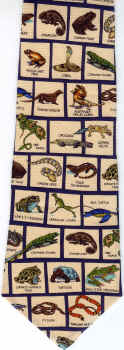 Herp Species in Boxes Tie