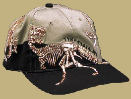 Dino Skeleton Embroidered Cap