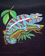 Chameleon lizard t-shirt tshirt tee shirt