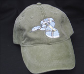 Rock Rattlesnake Left Face Hat snake Embroidered Cap