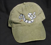 Rock Rattlesnake Hat snake Embroidered Cap